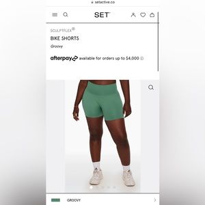 set active sculptflex bike shorts